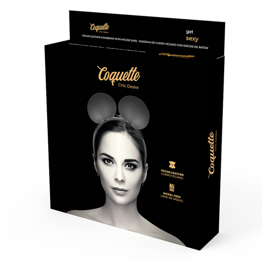 Fascia coquette con orecchie da topo di COQUETTE ACCESSORIES, accessorio chic e divertente per capelli e stile giocoso