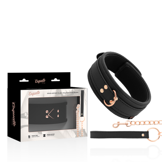 Collana in pelle fantasia vegana COQUETTE FANTASY con cinturino e fodera in neoprene, stile chic e moderno.