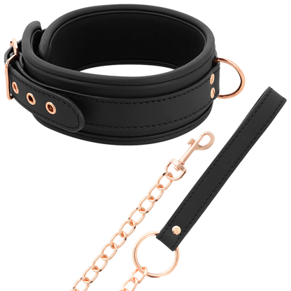 Collana in pelle fantasia vegana COQUETTE FANTASY con cinturino e fodera in neoprene, stile elegante e moderno.