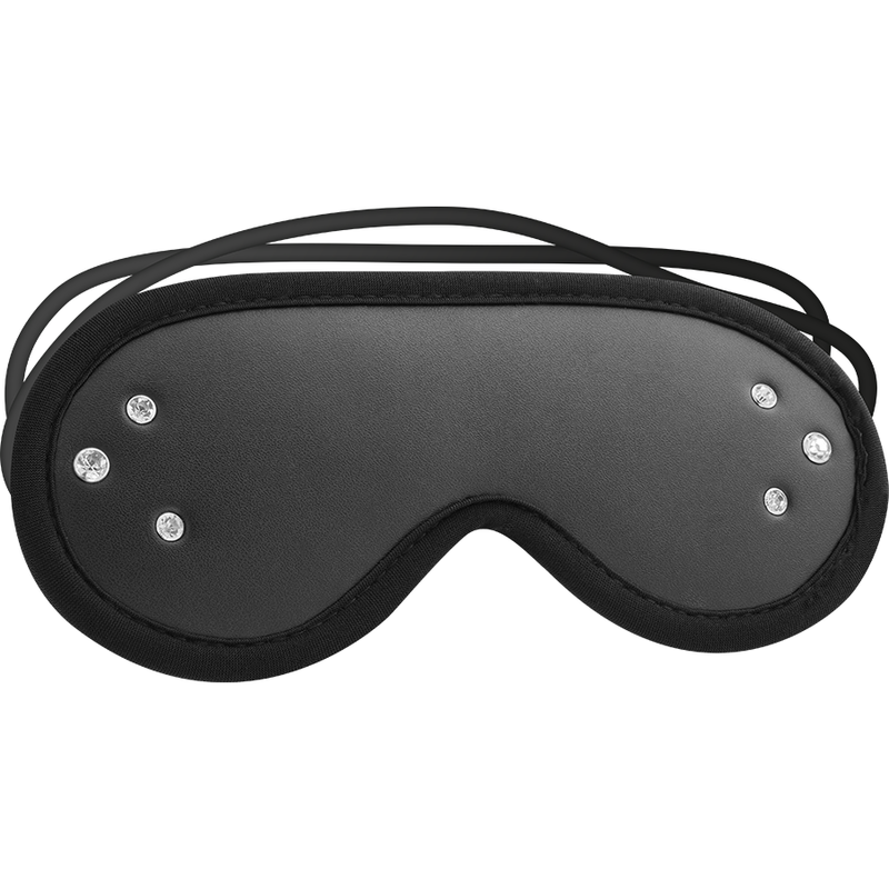 Maschera fantasiosa vegana in pelle con fodera in neoprene, modello Coquette Chic Desire, elegante e moderna.