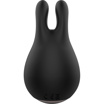 Stimolatore clitorideo COQUETTE CHIC DESIRE COQUETTE TOYS nero e oro, design elegante, superficie liscia e vibrante.