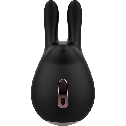 Stimolatore clitoride COQUETTE CHIC DESIRE in nero e oro, con design elegante e superficie liscia, marca COQUETTE TOYS.