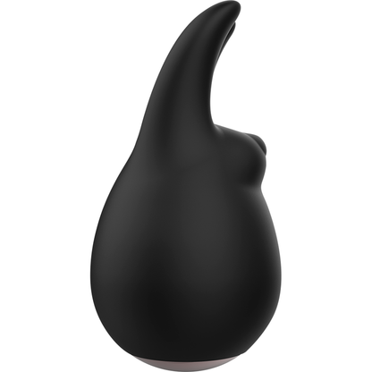 Stimolatore clitoride Coquette Chic Desire nero e oro, design elegante e compatto, materiali morbidi e di alta qualità.