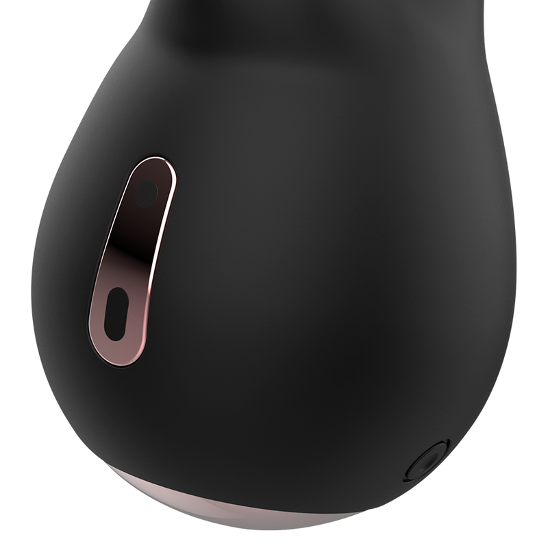 Stimolatore clitorideo Coquette Chic Desire nero e oro, con design elegante e dettagli raffinati, prodotto da Coquette Toys.