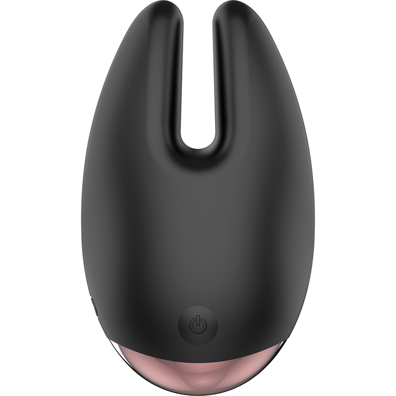 Stimolatore clitoride nero e oro Coquette Chic Desire di Coquette Toys, design elegante e forma ergonomica.