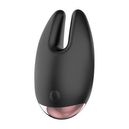 Stimolatore clitorideo nero e oro Coquette Chic Desire di Coquette Toys, design elegante e compatto per il piacere.