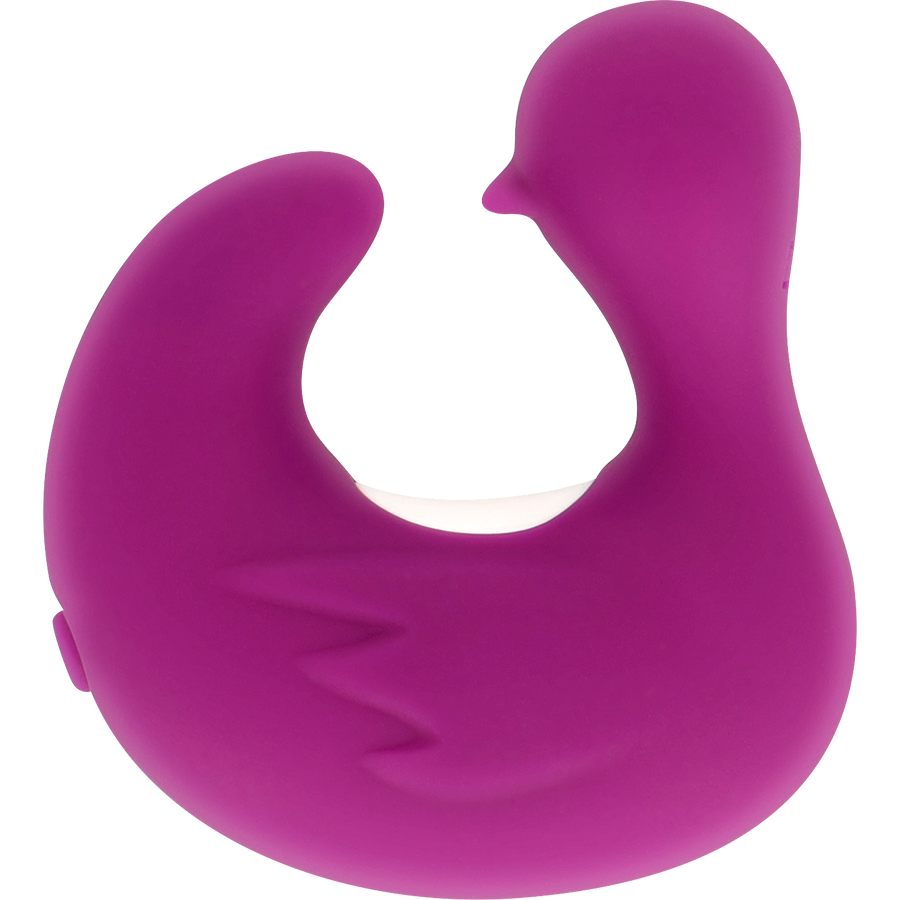 DuckyMania COVERME stimolante anatra in silicone, ricaricabile, con dita, design divertente e dettagli realistici.