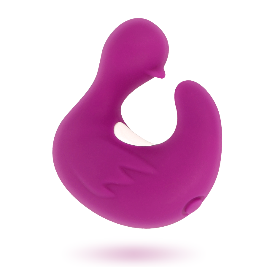 Coverme Duckymania stimolante, ditta anatra ricaricabile in silicone, con design divertente e materiale morbido.