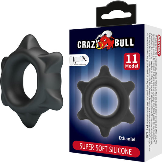 Anello in silicone Crazy Bull Ethaniel Modello 11, design colorato e resistente, visibile dall'immagine.