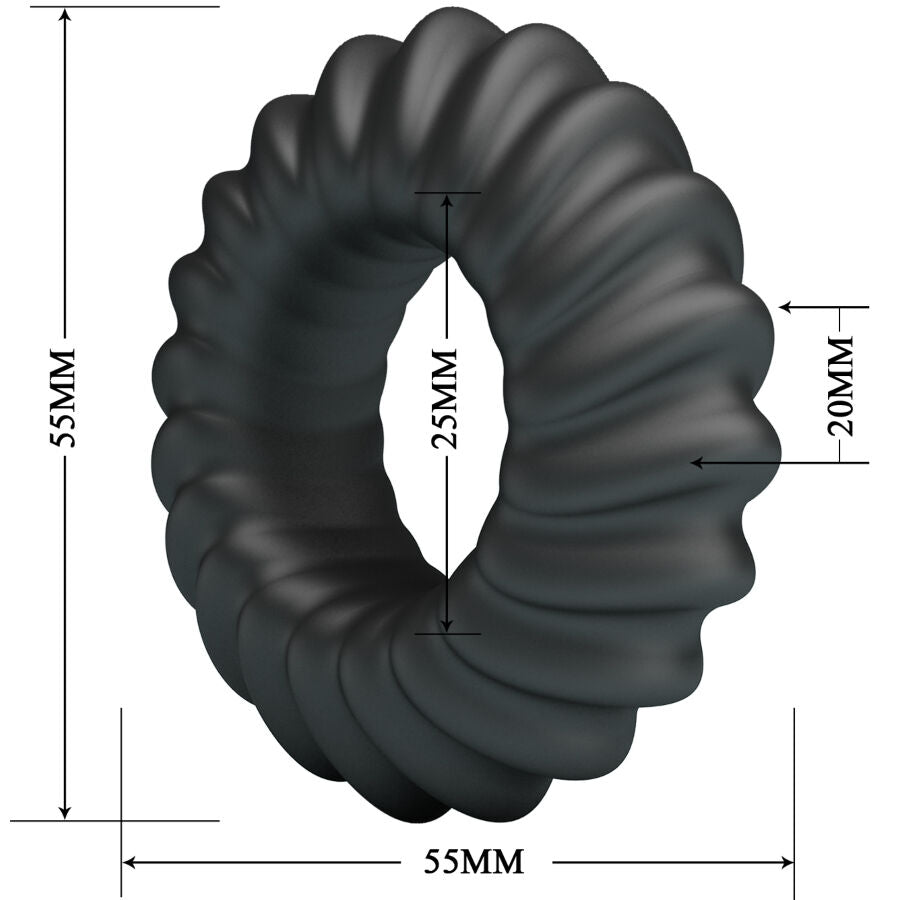 Anello in silicone Crazy Bull Fitz modello 8, resistente e comodo, con design moderno e colorato, visibile dall'immagine.