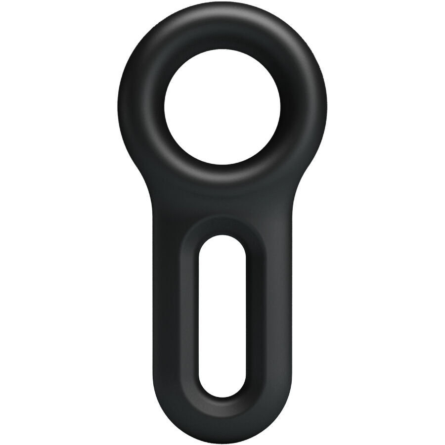 Anello in silicone Crazy Bull Oniel Modello 18, colore nero, con design resistente e morbido per uso quotidiano.