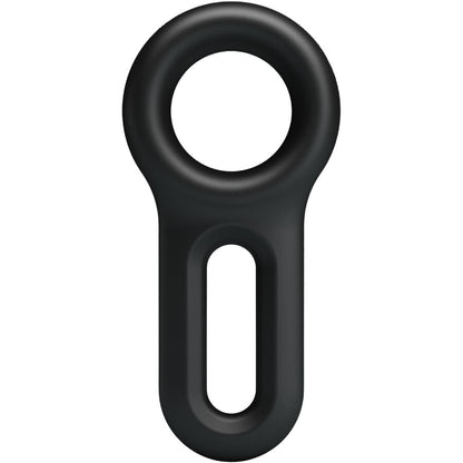 Anello in silicone Crazy Bull Oniel Modello 18, colore nero, con design resistente e morbido per uso quotidiano.