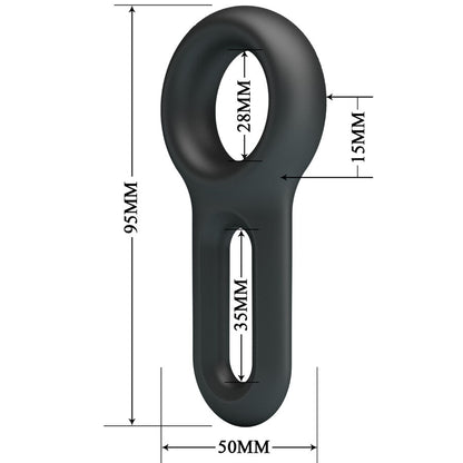 Anello in silicone Crazy Bull modello 18 con design originale, visibile nella immagine.