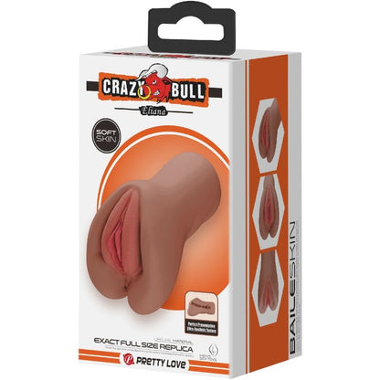 Modello CRAZY BULL Eliana con vagina e ano, figura mulatta, dettaglio realistico e anatomico, per uso erotico e di intrattenimento