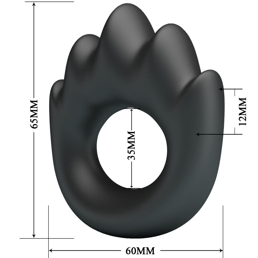Anello in silicone CRAZY BULL Habert Modello 13, con design ergonomico e colorato, visibile dall'immagine.