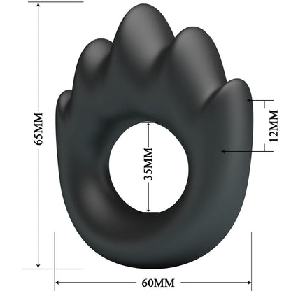 Anello in silicone CRAZY BULL Habert Modello 13, con design ergonomico e colorato, visibile dall'immagine.