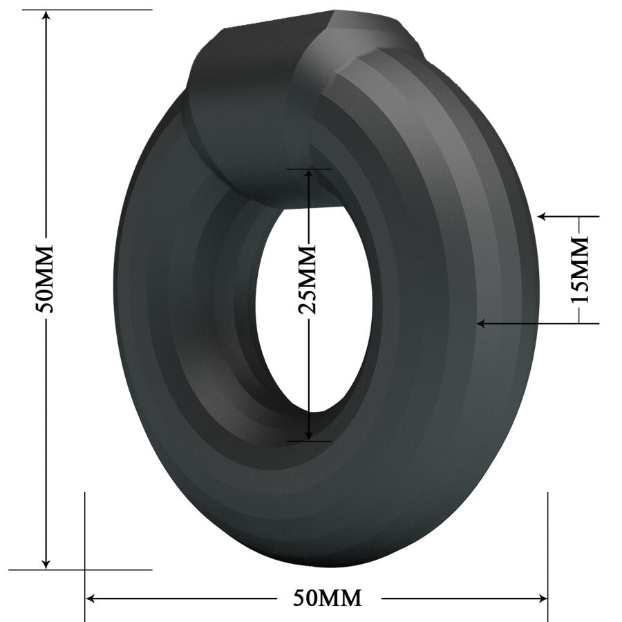 Anello in silicone Crazy Bull Kayke Modello 2, design colorato e morbido, perfetto per il piacere personale e il comfort.