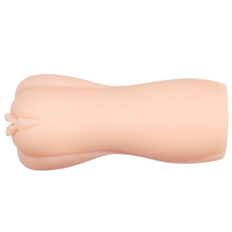 Masturbatore Crazy Bull a forma di bella vagina, realistico e dettagliato, in silicone morbido per piacere intenso.