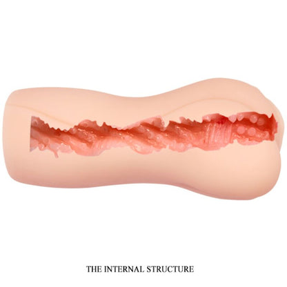 Mastubatore a forma di bella vagina di marca CRAZY BULL, dettagli realistici in silicone per uso erotico.
