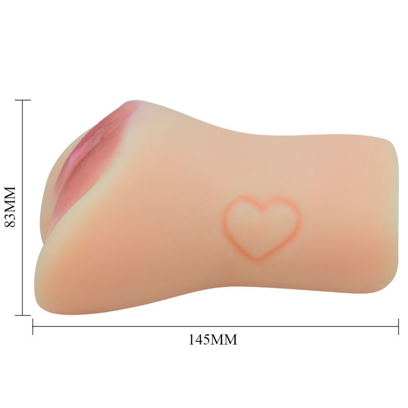Masturbatore a forma di vagina di Elena, prodotto Crazy Bull, con dettagli realistici e texture morbida, per uso personale.