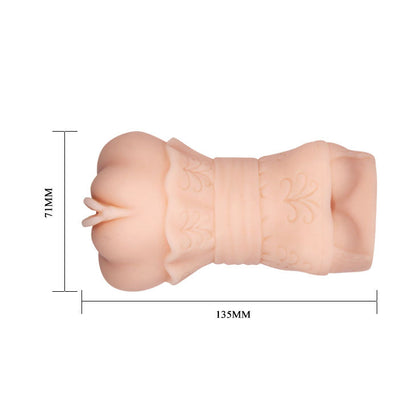 Masturbatore Crazy Bull in pelle acqua modello vagina 2, dettagli realistici e texture morbida, per uso personale.