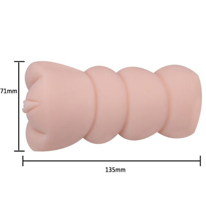 Masturbatore Crazy Bull in pelle acqua modello Vagina 3, dettaglio realistico e morbido, per uso personale e comfort.