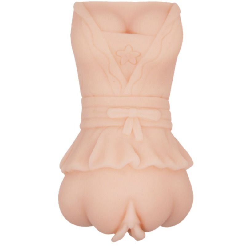 Masturbatore vagina Crazy Bull con pelle acquatica e proiettili vibranti, dettagli realistici e texture morbida.