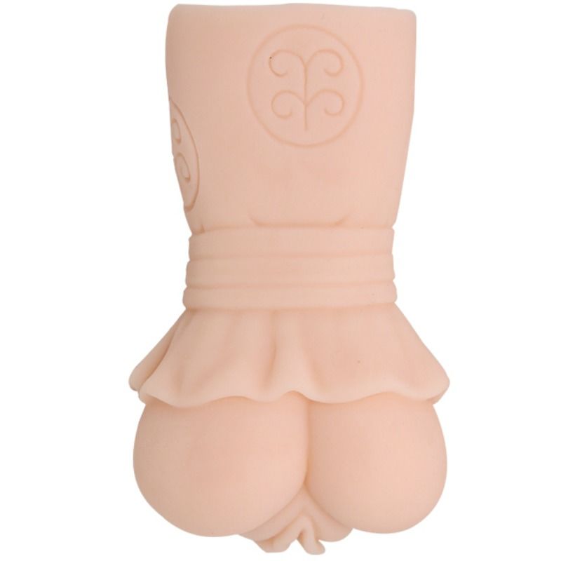 Masturbador vaginal con pelle acquata e proiettili vibranti di CRAZY BULL, interno dettagliato e superficie realistica.