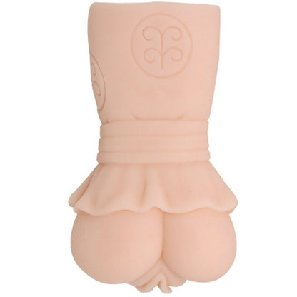 Masturbador vaginal con pelle acquata e proiettili vibranti di CRAZY BULL, interno dettagliato e superficie realistica.