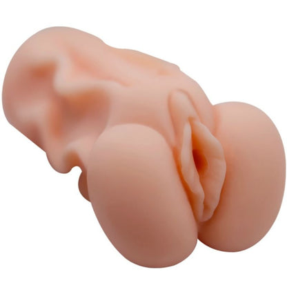 Masturbatore Crazy Bull Linda Vagina, 13,7 cm, silicone realistico per piacere personale, con dettagli anatomici naturali.