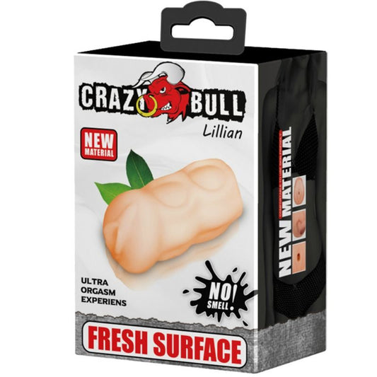 Masturbatore vagina Crazy Bull Lillian da 13 cm, modello realistico con dettagli anatomici, in morbido materiale.