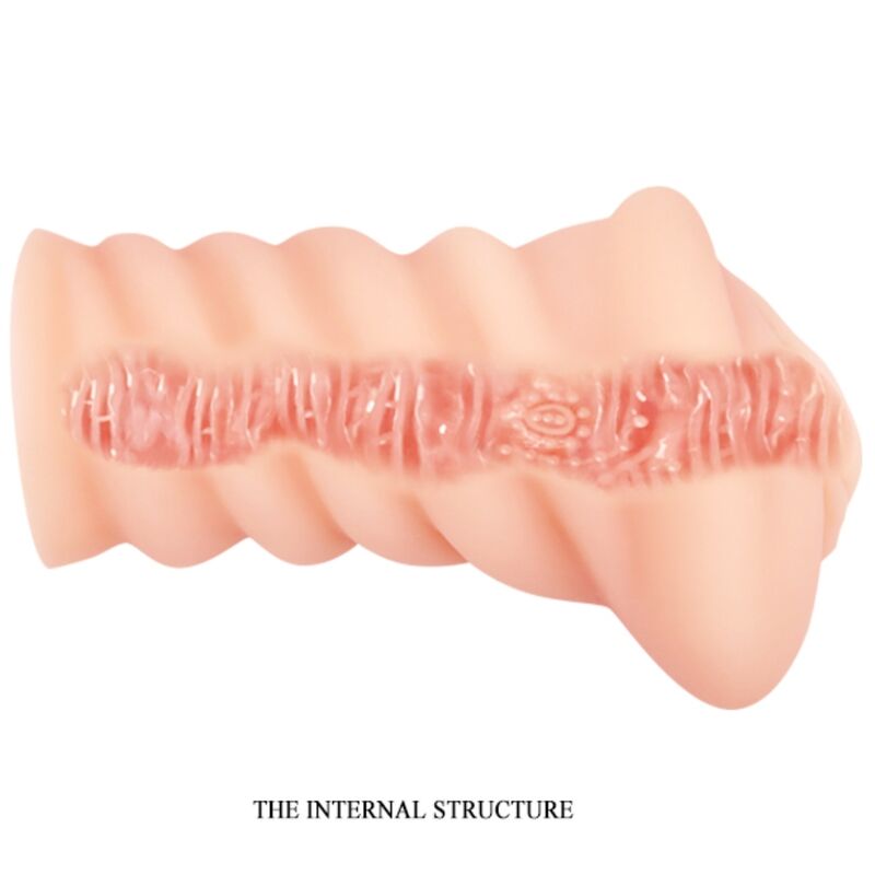 Masturbatore vagina portatile Crazy Bull, modello con dettagli realistici, in morbido materiale, ideale per uso personale.