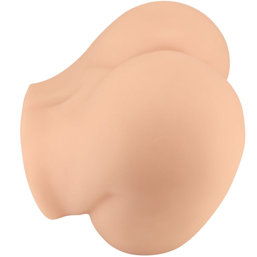 Posteriori realistici CRAZY BULL con vagina e ano naturali, figura di sesso orale e anale dettagliata e realistica