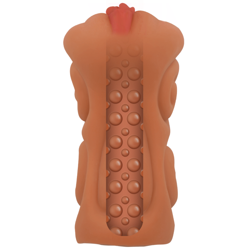 Masturbatore vagina Vivian della linea Cyber Girls by JamyJob, dettaglio realistico e morbido del prodotto.