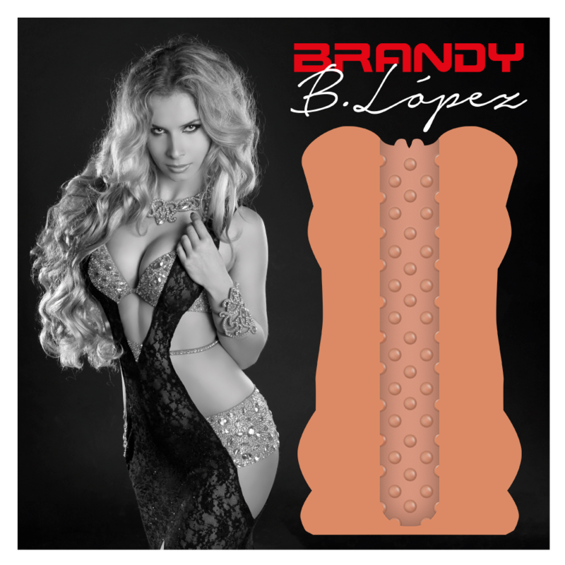 Masturbatore vagina Cyber Girls by JamyJob Signature Brandy, dettagli realistici e texture morbida, per piacere intimo femminile.