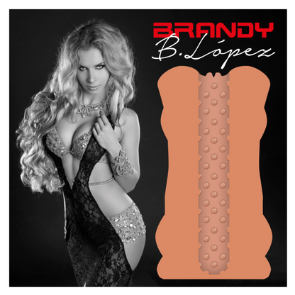 Masturbatore vagina Cyber Girls by JamyJob Signature Brandy, dettagli realistici e texture morbida, per piacere intimo femminile.