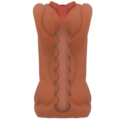 Masturbatore vagina Debora della linea Cyber Girls by Jamyjob, dettagli realistici e morbidi, per un'esperienza di piacere.