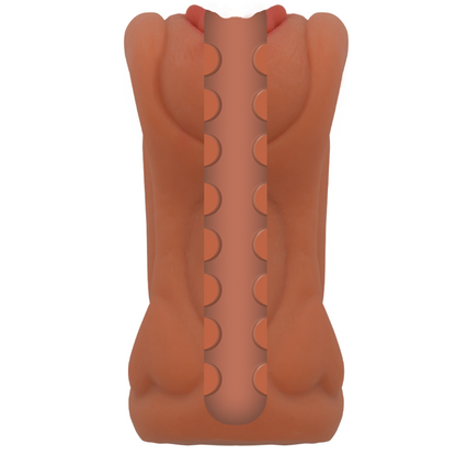 Masturbatore vagina Debora della linea Cyber Girls by Jamyjob, dettagli realistici e morbidi, per uso personale.
