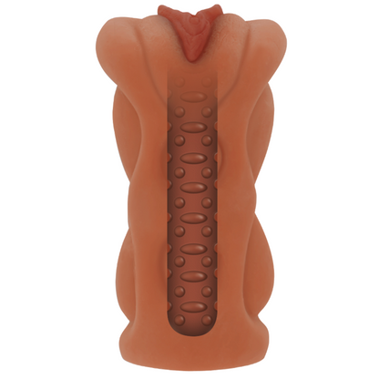 Masturbatore vagina Milena del marchio CYBER GIRLS BY JAMYJOB, modello Jamyjob Signature, con dettagli realistici.