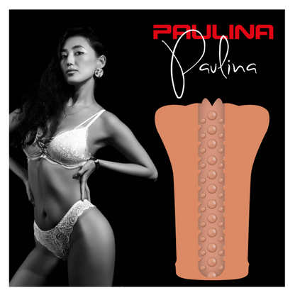 Masturbatore vagina Paulina del marchio Cyber Girls by JamyJob, modello Signatur, in dettaglio.