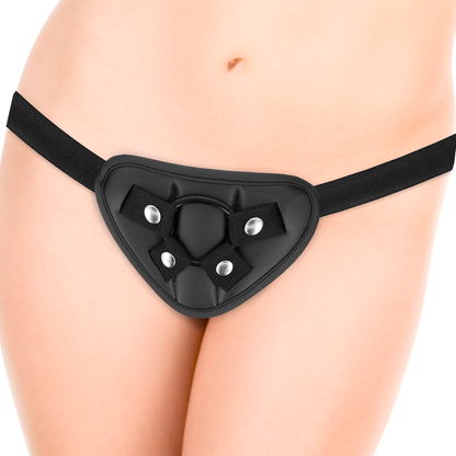 Strap-on CYBER SILICOCK Jude in silicone liquido, 18 cm, con 3 anelli gratis, design ergonomico e resistente.