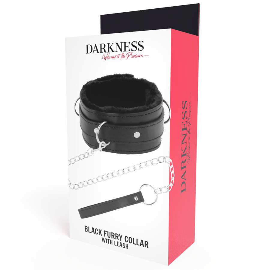 Collana per postura Darkness Bondage con catena in pelle, design confortevole e resistente, ideale per il supporto e il relax.