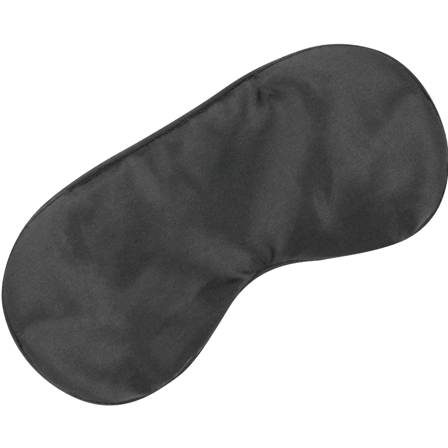 Maschera nera base Darkness Bondage, copertura completa del viso in tessuto nero, con dettagli minimalisti e comoda vestibilità.