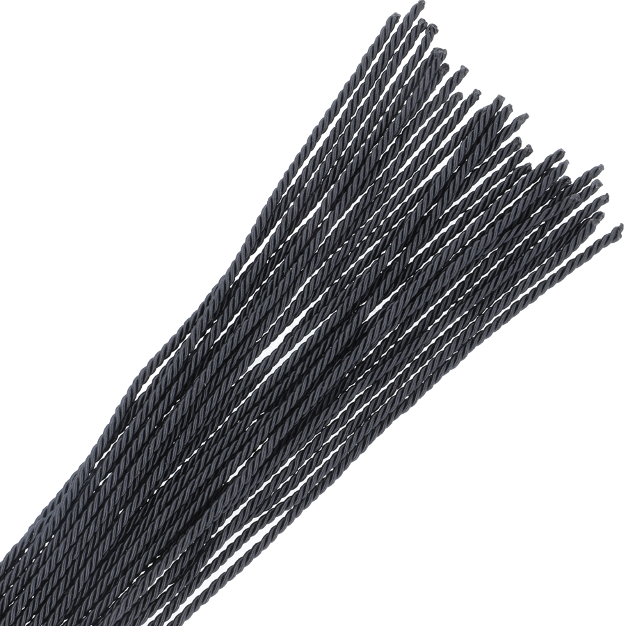 Frusta bondage nera di 50 cm marca Darkness Sensations, con impugnatura e frange in pelle sintetica.