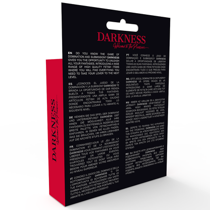 Mutandine aperte unisex DARKNESS SENSATIONS, taglia unica, con dettagli sensuali, visibili in primo piano.