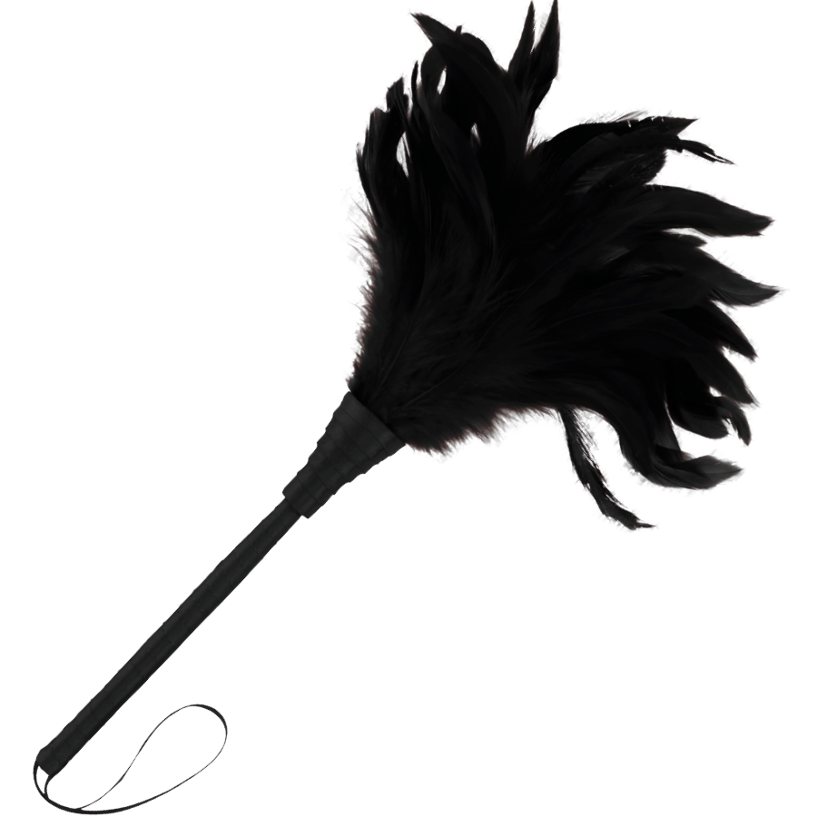 Penna stimolante DARKNESS SENSATIONS Lux Nera con design elegante e dettagli neri, ideale per esaltare i sensi.