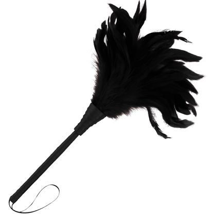 Penna stimolante DARKNESS SENSATIONS Lux Nera con design elegante e dettagli neri, ideale per esaltare i sensi.