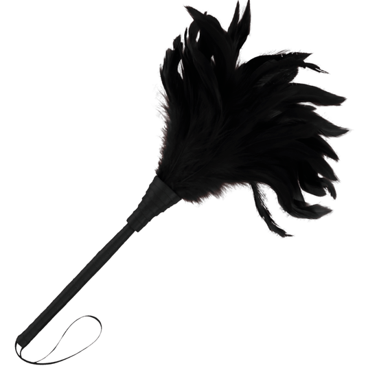 Penna stimolante DARKNESS SENSATIONS Lux Nera con design elegante e dettagli neri, ideale per esaltare i sensi.