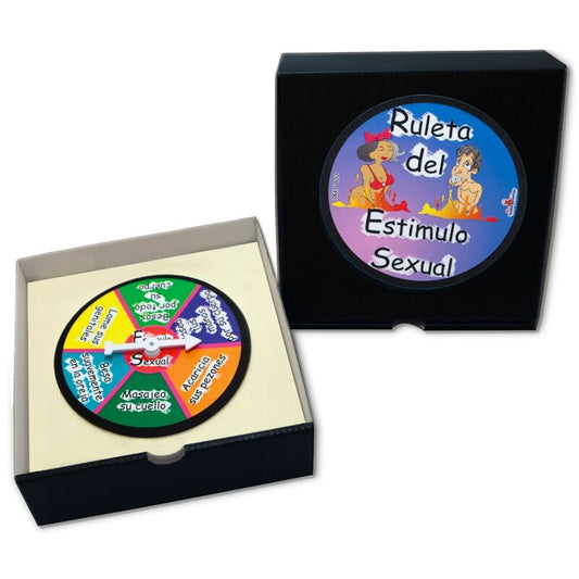Gioco di roulette erotico Diablo Picante per la stimolazione sessuale, con sfera e sezioni colorate per il divertimento intimo.