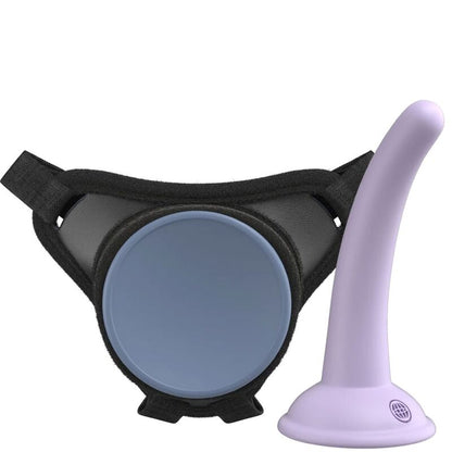 Imbragatura viola DILLIO Body Dock, stile audace e moderno, con dettagli regolabili e design ergonomico, visibile in primo piano